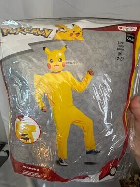 Pokemon Pikachu Kids Costume - Size 4-6 NWT